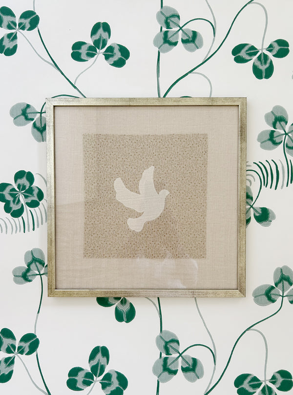 Patchwork Art ~ Beige Dove