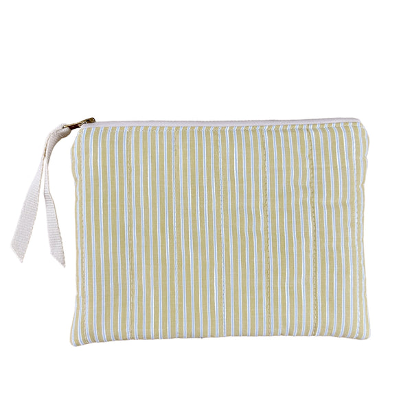 Yellow Stripe Pouch ~ Small